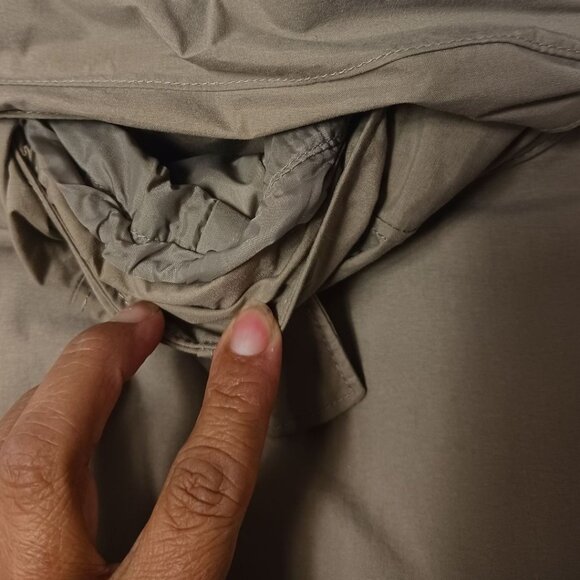 L.L.Bean Vtg Mens Jacket With Fleece Lining & Zip beige Small - Picture 5 of 16